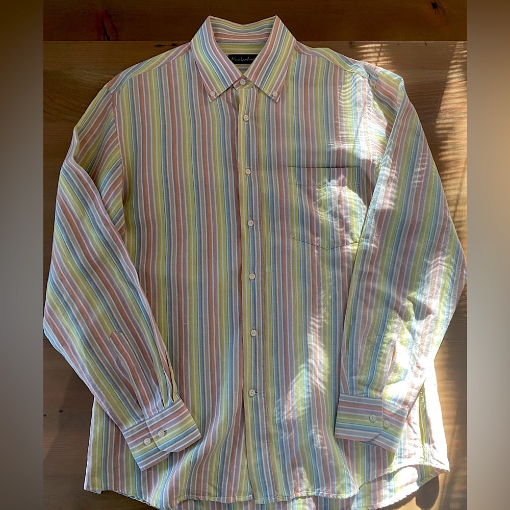 Mino Lombardi striped shirt